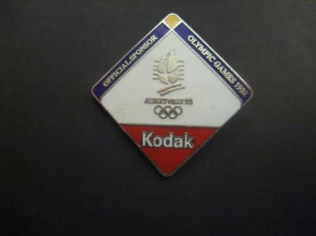 Olympische winterspelen Albertville 1992 sponsor Kodak foto
